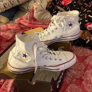 White high top converse